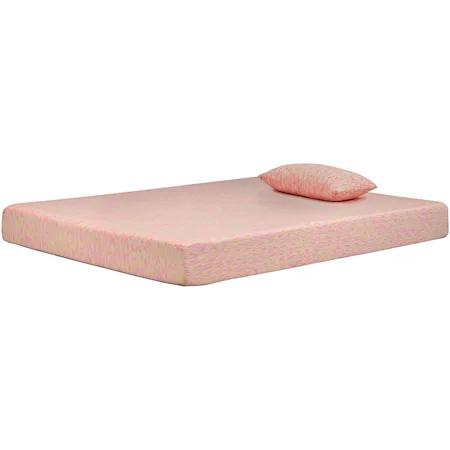 Full 7" Firm Pink Memory Foam Mattress