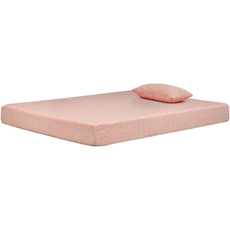 Full 7" Firm Pink Memory Foam Mattress