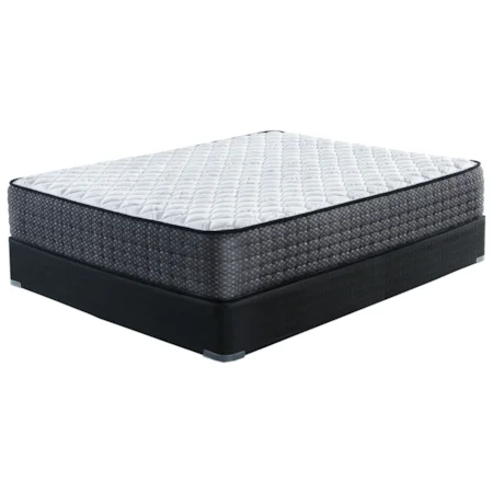 Queen 13" Firm Pocketed Coil Mattress and Foundation
