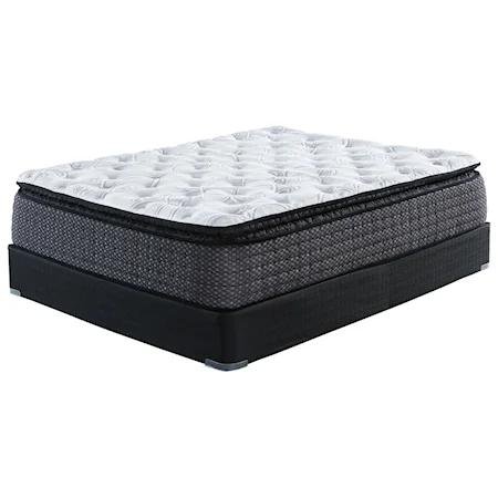 Twin 14" Pillow Top Pocketed Coil Mattress and Foundation