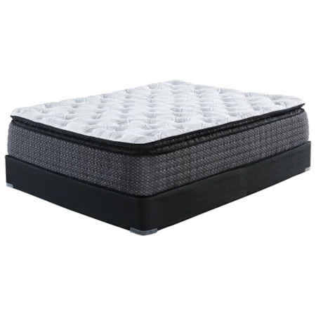 Twin 14" Pillow Top Pocketed Coil Mattress and Foundation