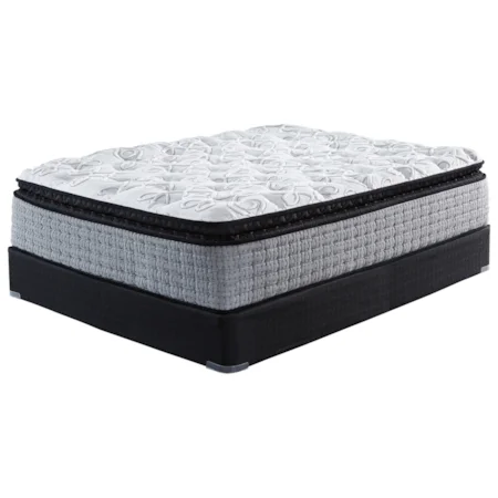 Twin Pillow Top Pocketed Coil Mattress and Foundation