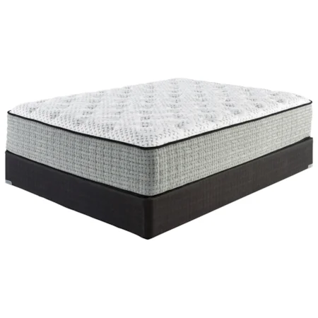 King 15" Plush Pocketed Coil Mattress and Foundation