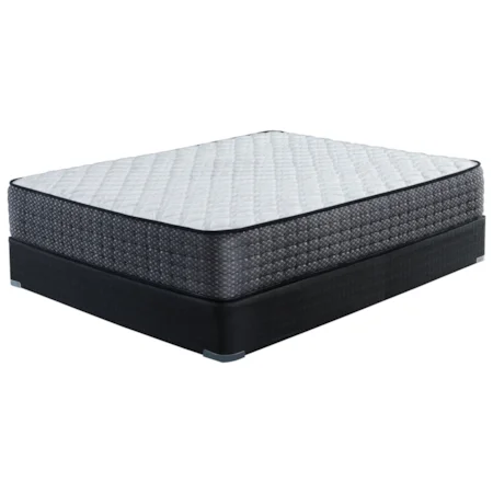 King 13" Firm Pocketed Coil Mattress and Foundation