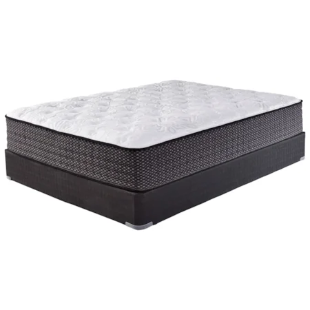 King 13" Medium Plush Pocketed Coil Mattress and Foundation