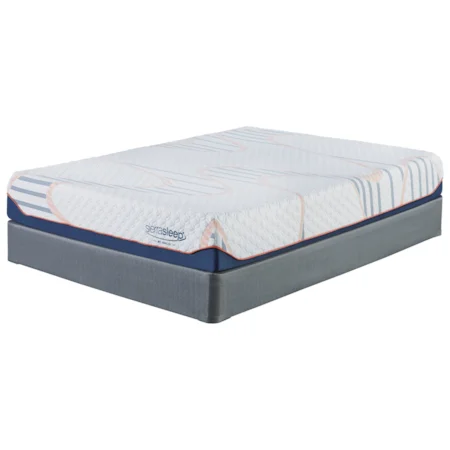 Twin 10" Gel Memory Foam Mattress and Foundation