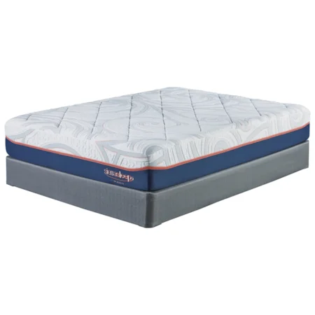 King 12" Gel Memory Foam Mattress and Foundation