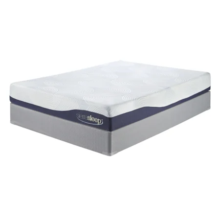 Twin 9" Gel Memory Foam Mattress and 9" All Wood Foundation