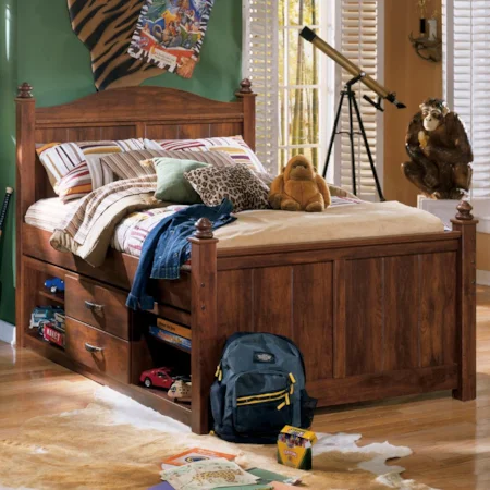 Full Captain's Bed with Storage