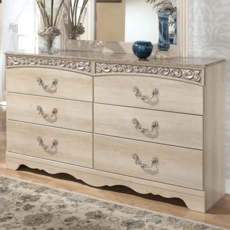 Six-Drawer Double Dresser