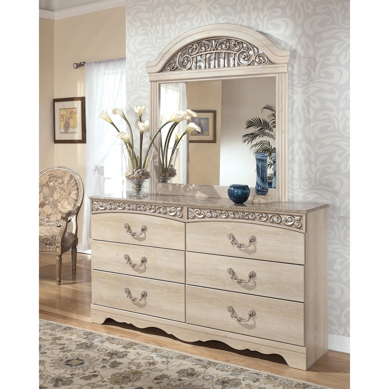 Signature Design by Ashley Furniture Catalina Dresser Mirror