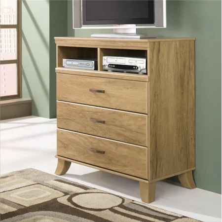 3 Drawer Media Chest