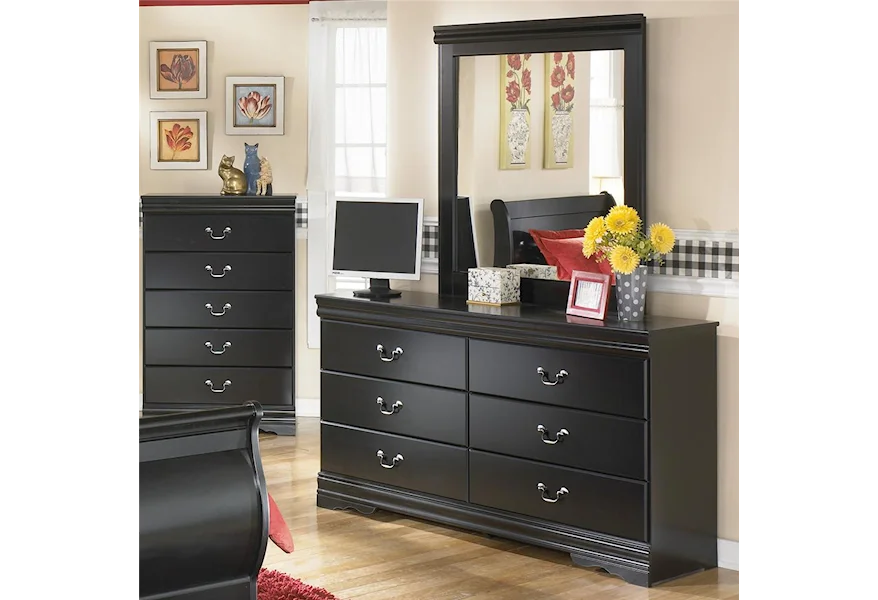Huey Vineyard Dresser and Mirror Combination by Signature Design by Ashley Furniture at Sam's Appliance & Furniture
