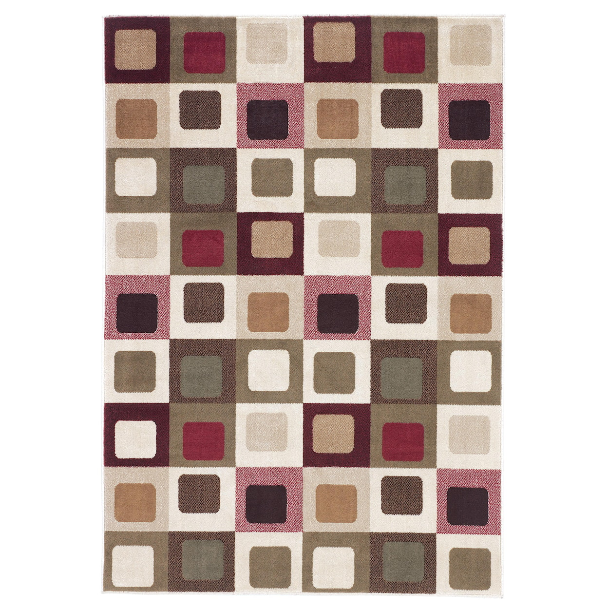 Ashley Furniture Signature Design Contemporary Area Rugs Sloane - Red Rug