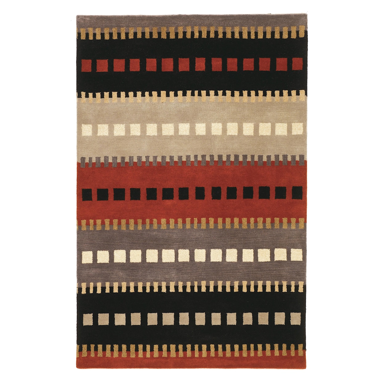 Signature Design by Ashley Contemporary Area Rugs Savvy - Rust Small Rug