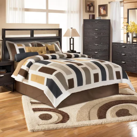 Queen Platform Style Headboard
