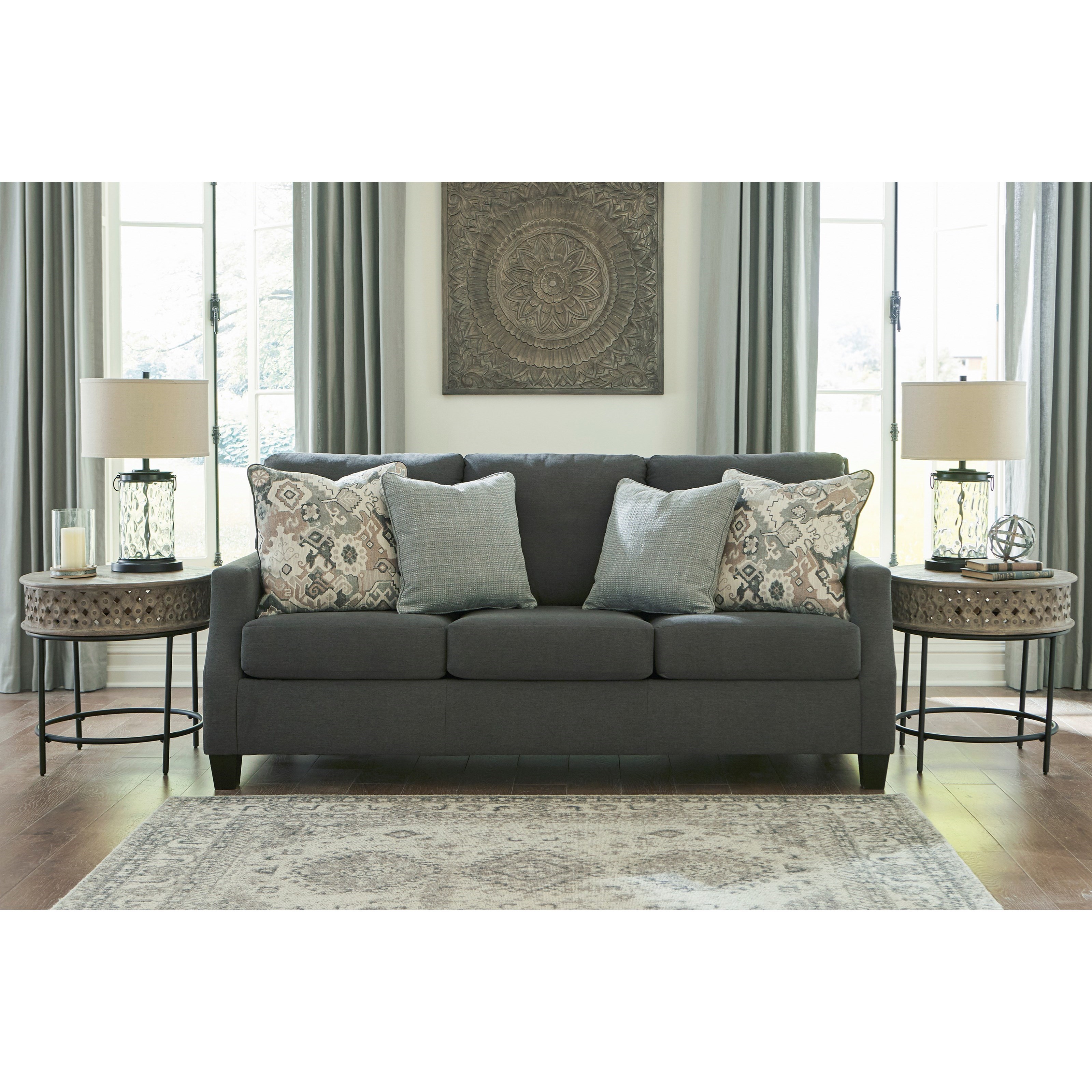 Ashley furniture sofa best sale pillows