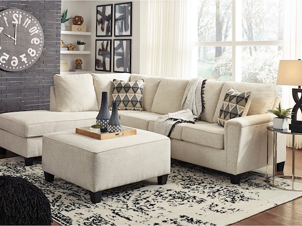 2pc Sectional and ottoman