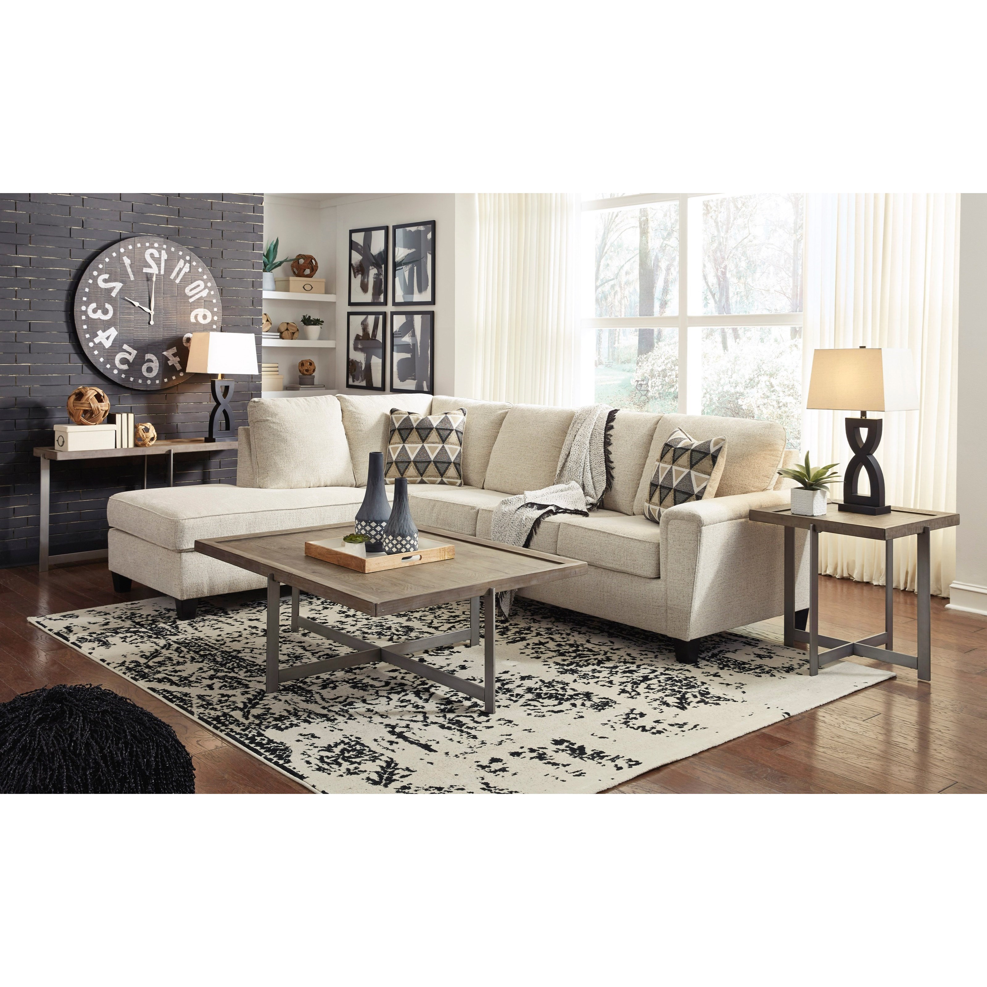 Signature Design by Ashley Abinger 8390416+67 2Piece Sectional w/ Left
