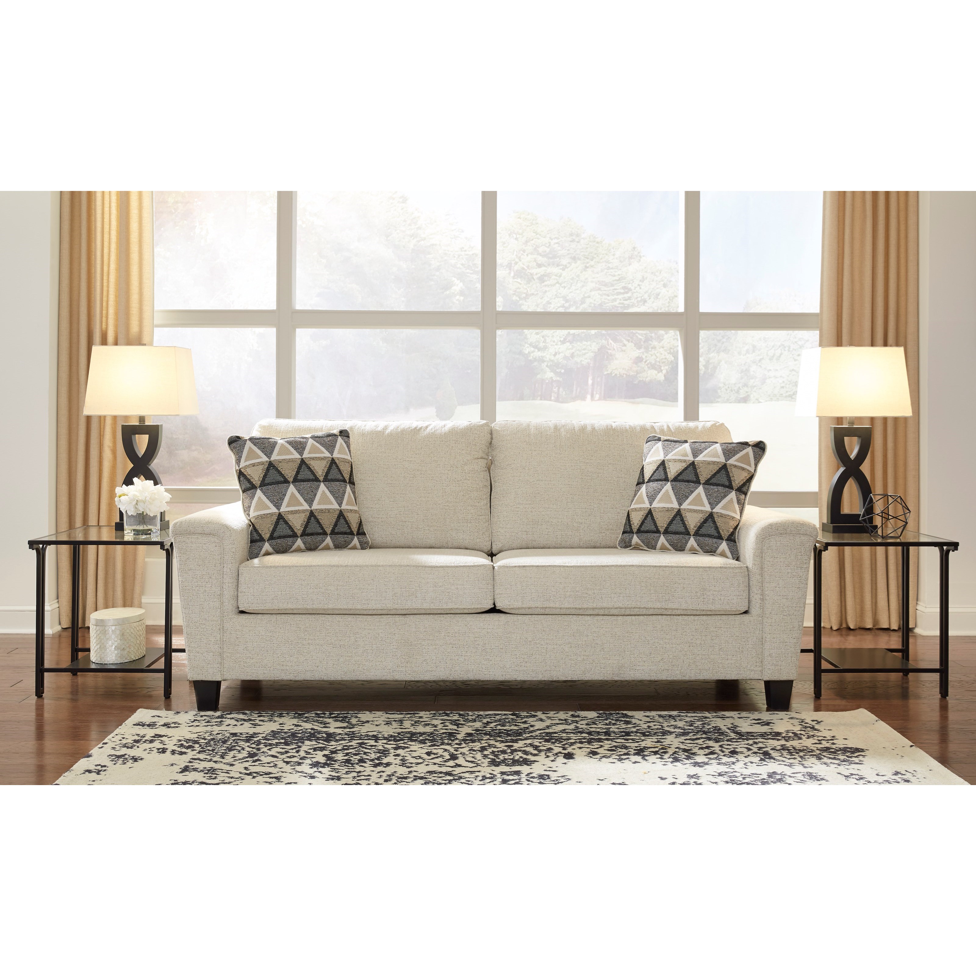 Signature Design by Ashley Abinger 8390439 Contemporary Queen Sofa