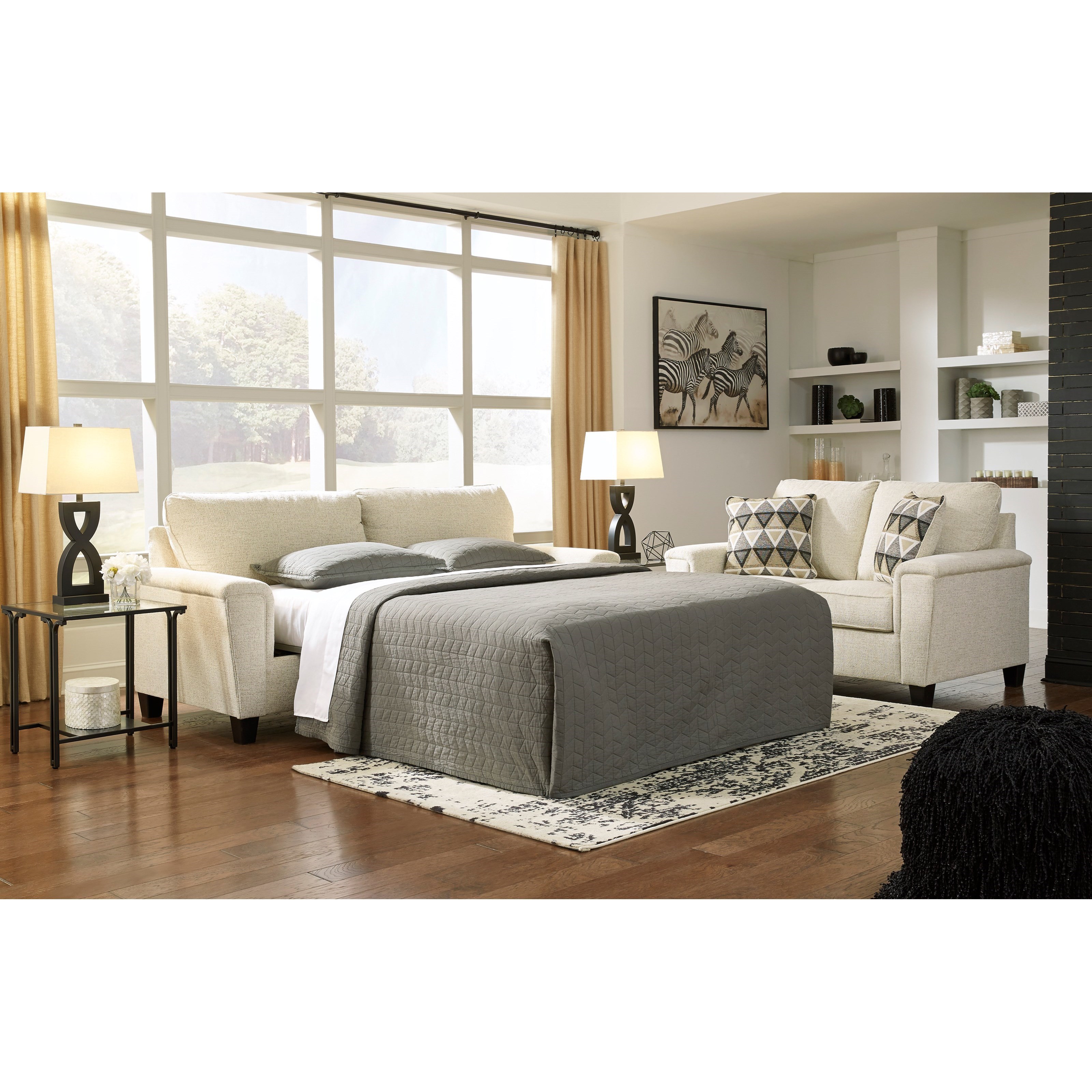 Signature Design by Ashley Abinger 8390439 Contemporary Queen Sofa