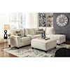 Signature Design by Ashley Abinger 2-Piece Sectional w/ Chaise and Sleeper