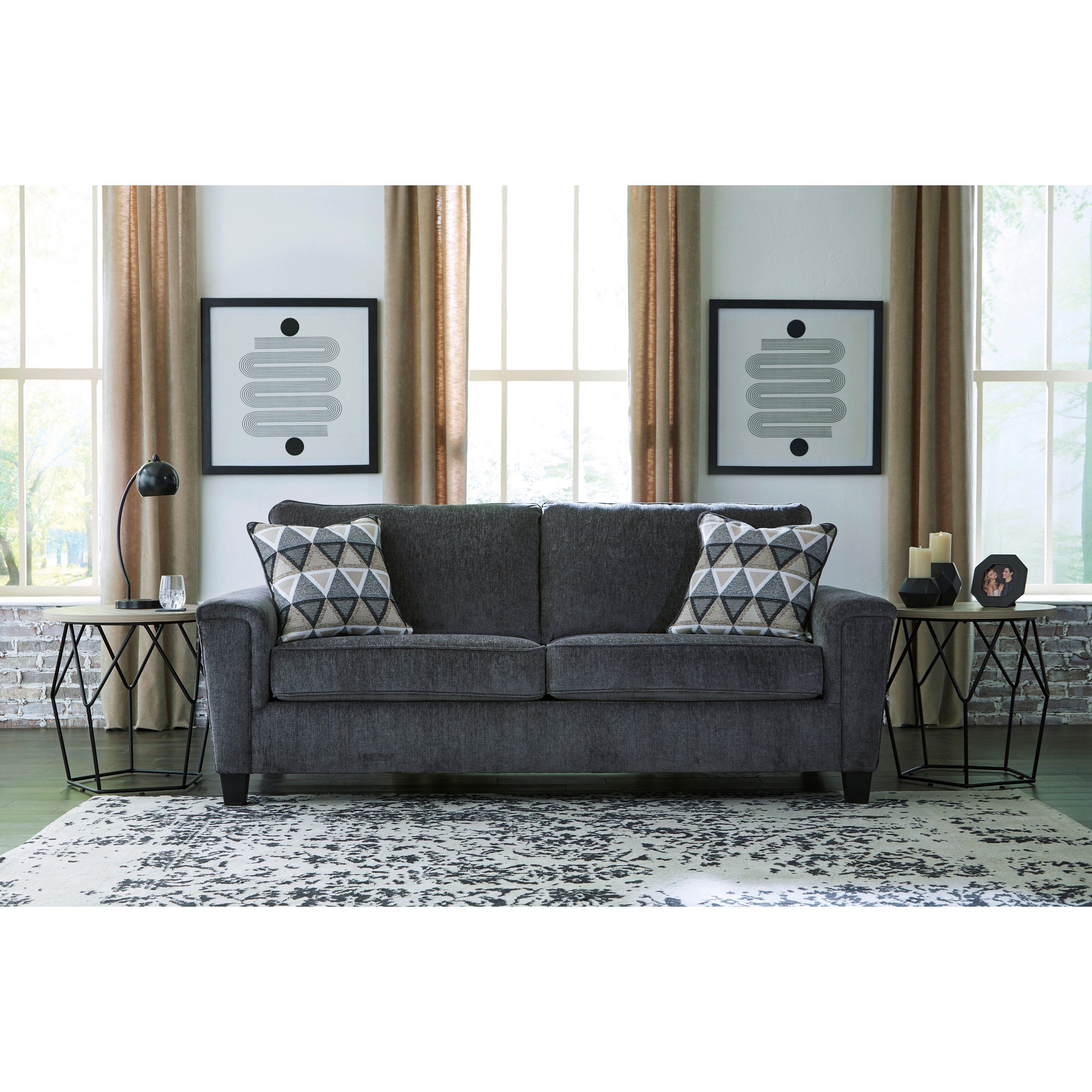 Ashley abinger sofa and outlet loveseat