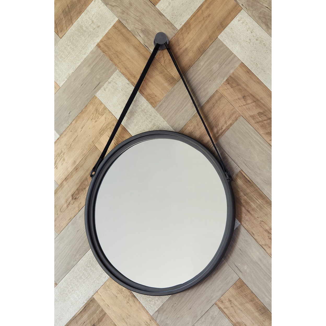 Signature Design by Ashley Furniture Accent Mirrors Dusan Black Accent Mirror