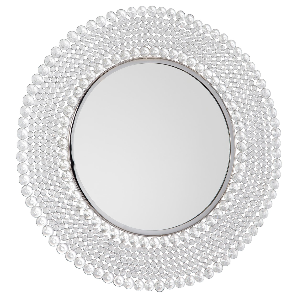 Ashley Furniture Signature Design Accent Mirrors Marly Clear/Silver Finish Accent Mirror