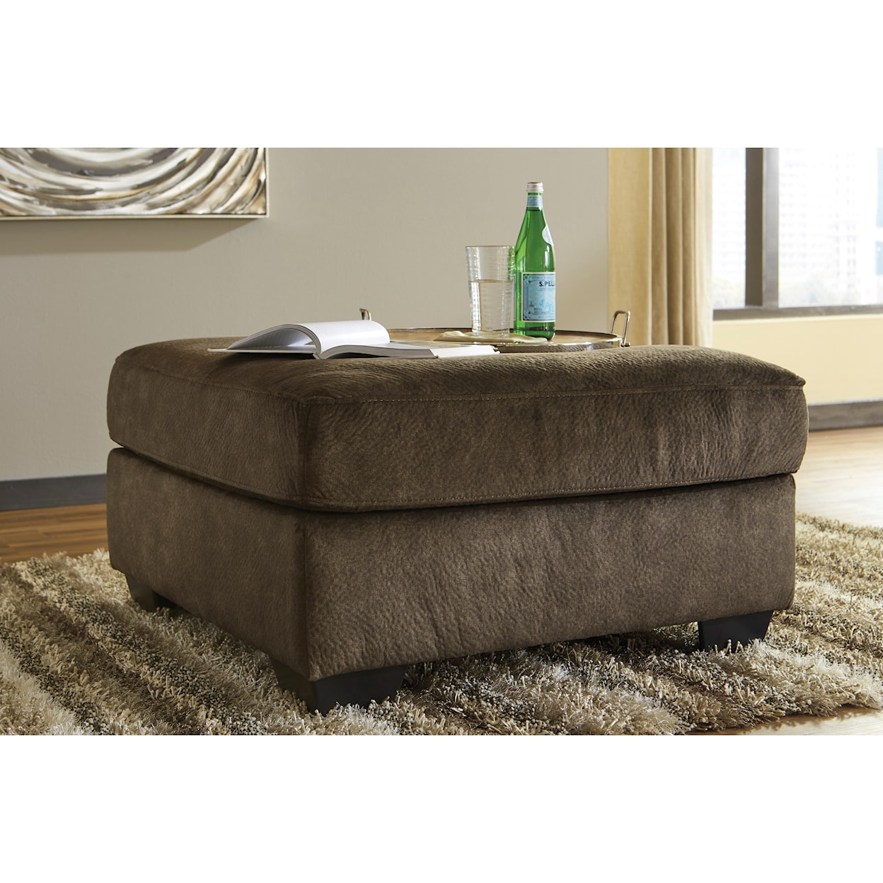 Signature Design by Ashley Accrington Oversized Accent Ottoman