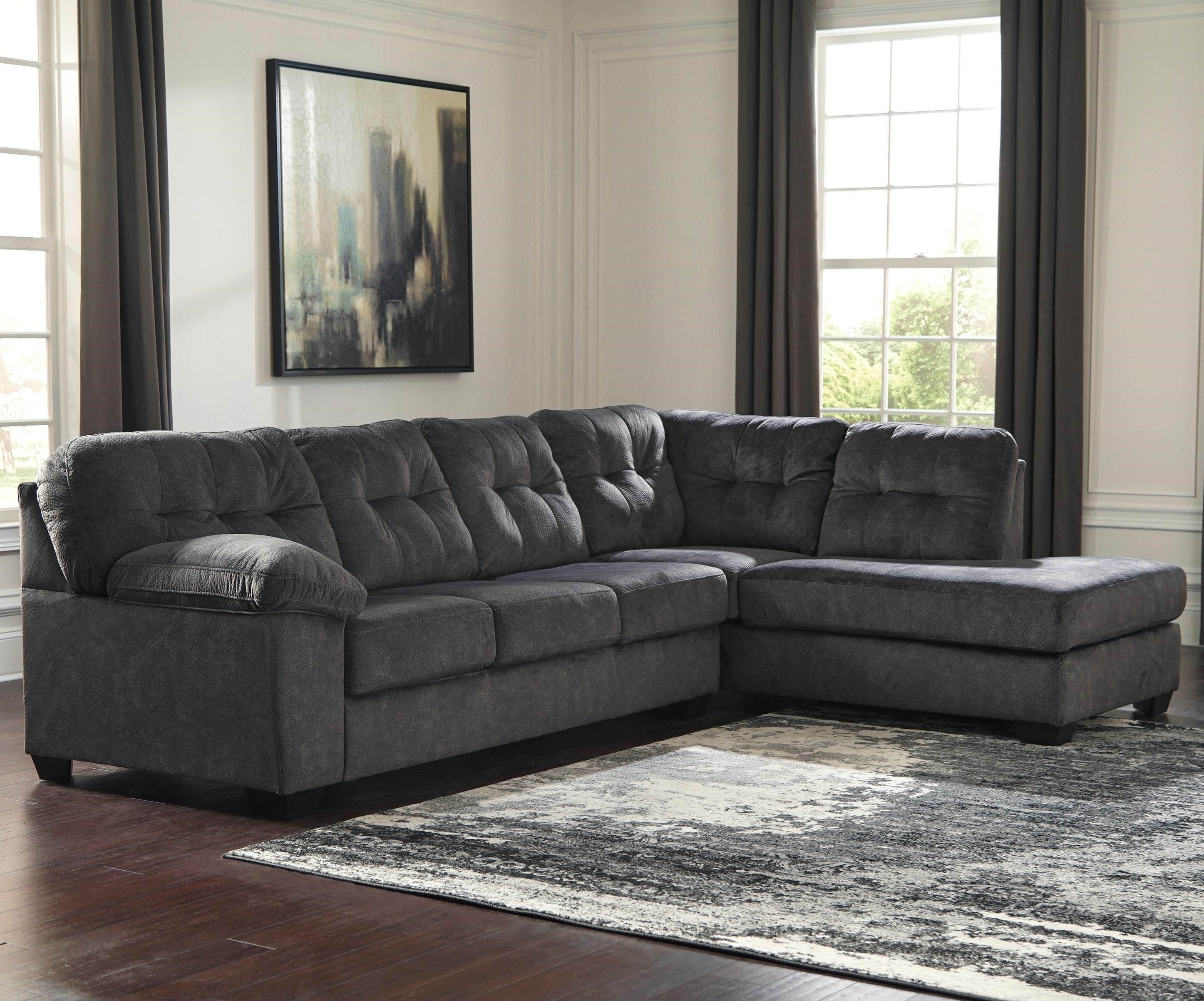 Signature Design by Ashley Accrington 7050969+17 Sectional with Right