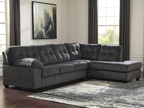 Sectional with Right Chaise & Queen Sleeper