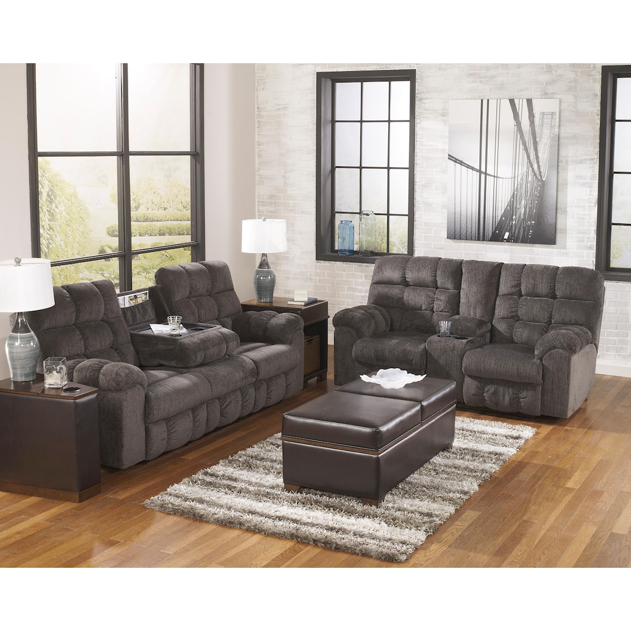 Ashley Furniture Signature Design Acieona Reclining Living Room Group