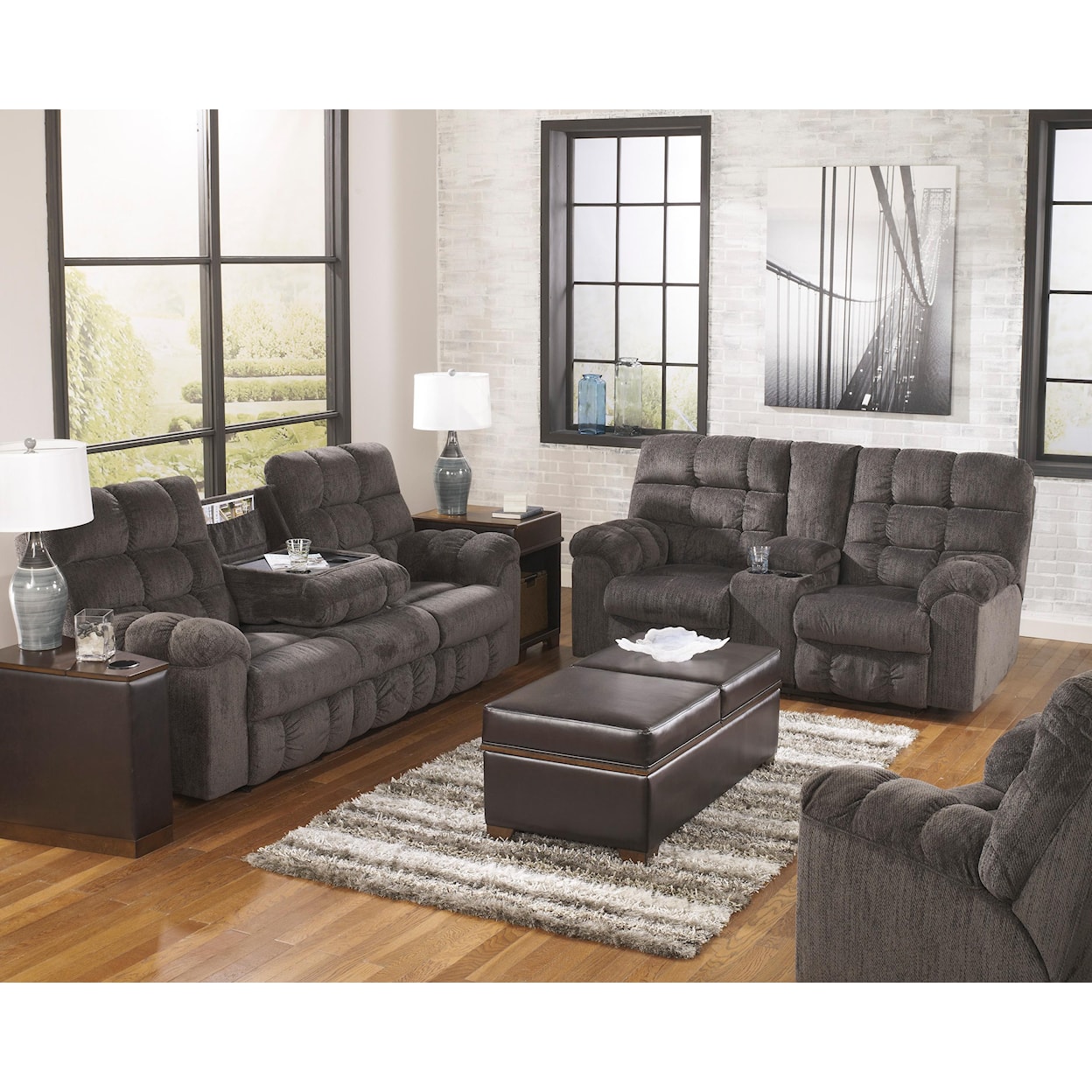 Signature Design by Ashley Furniture Acieona Reclining Living Room Group