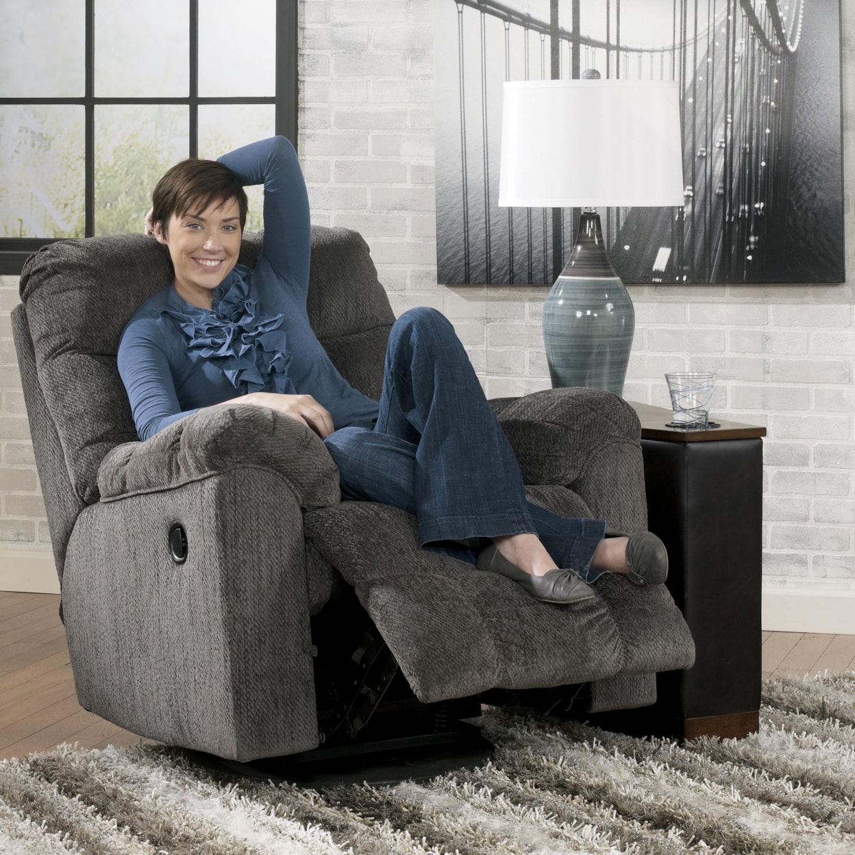 Signature Design by Ashley Furniture Acieona Swivel Rocker Recliner