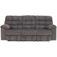 Reclining Sofa with Drop Down Table and Cup Holders