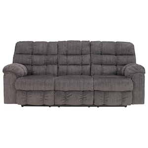 Signature Design by Ashley Acieona Reclining Sofa with Drop Down Table - 5830089