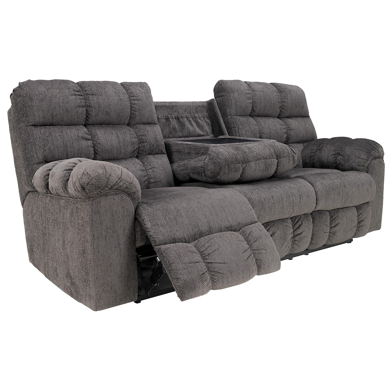 Signature Acieona Reclining Sofa with Drop Down Table