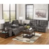 Ashley Acieona Reclining Sofa with Drop Down Table