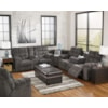 Ashley Furniture Signature Design Acieona Reclining Sectional with Left Side Loveseat