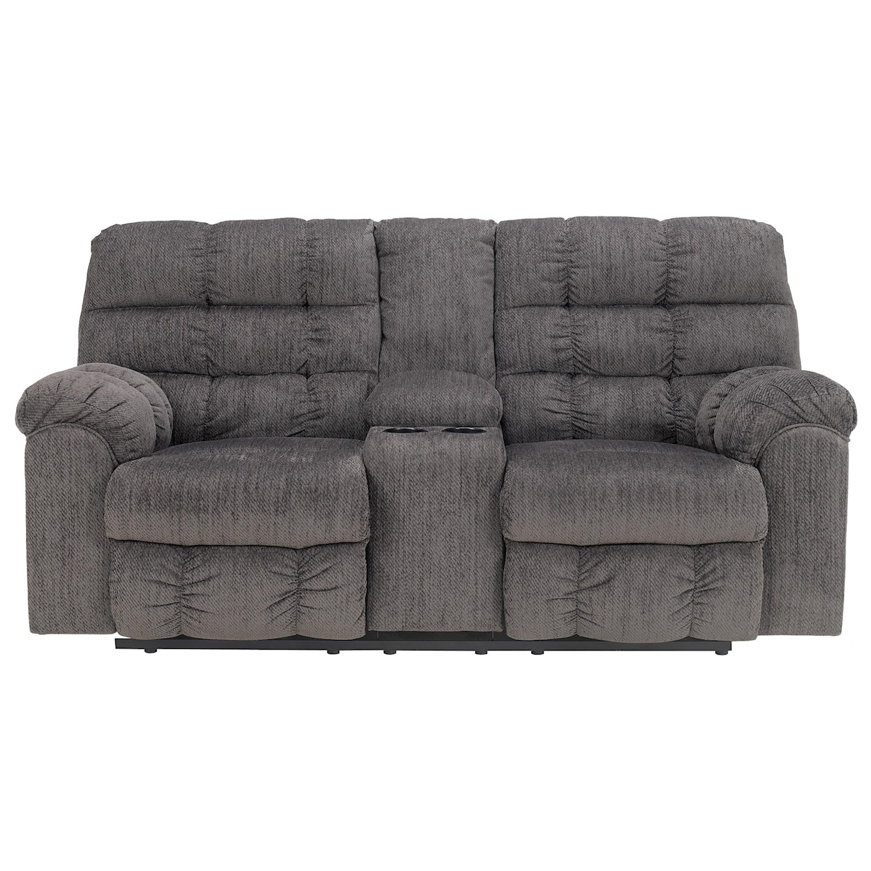 Signature Design by Ashley Acieona Double Reclining Loveseat with Console