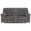 Signature Design by Ashley Furniture Acieona Double Reclining Loveseat with Console