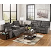 Signature Design by Ashley Furniture Acieona Double Reclining Loveseat with Console