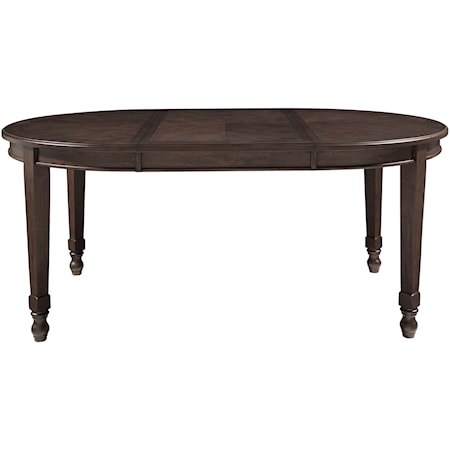 Oval Dining Room Extension Table