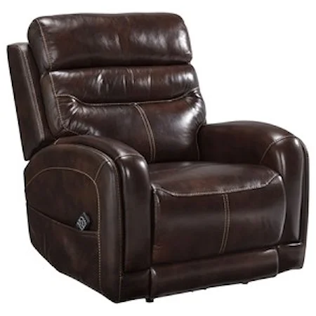 Casual Power Recliner with Power Head Rest
