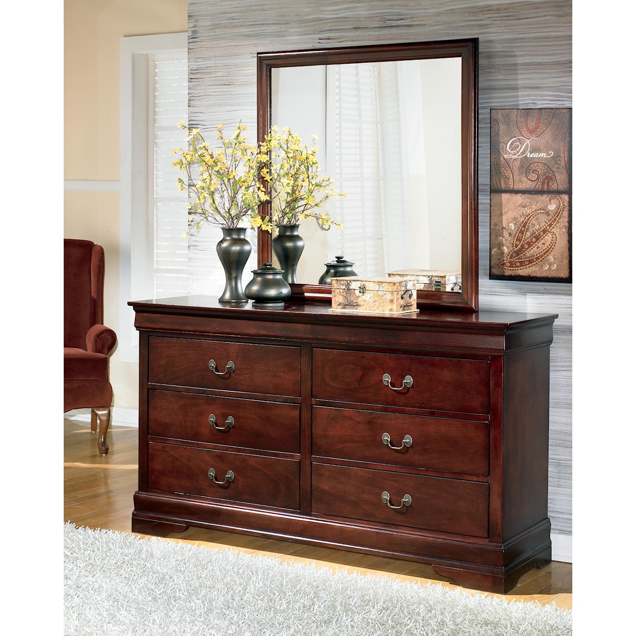 Ashley Signature Design Alisdair Bedroom Mirror