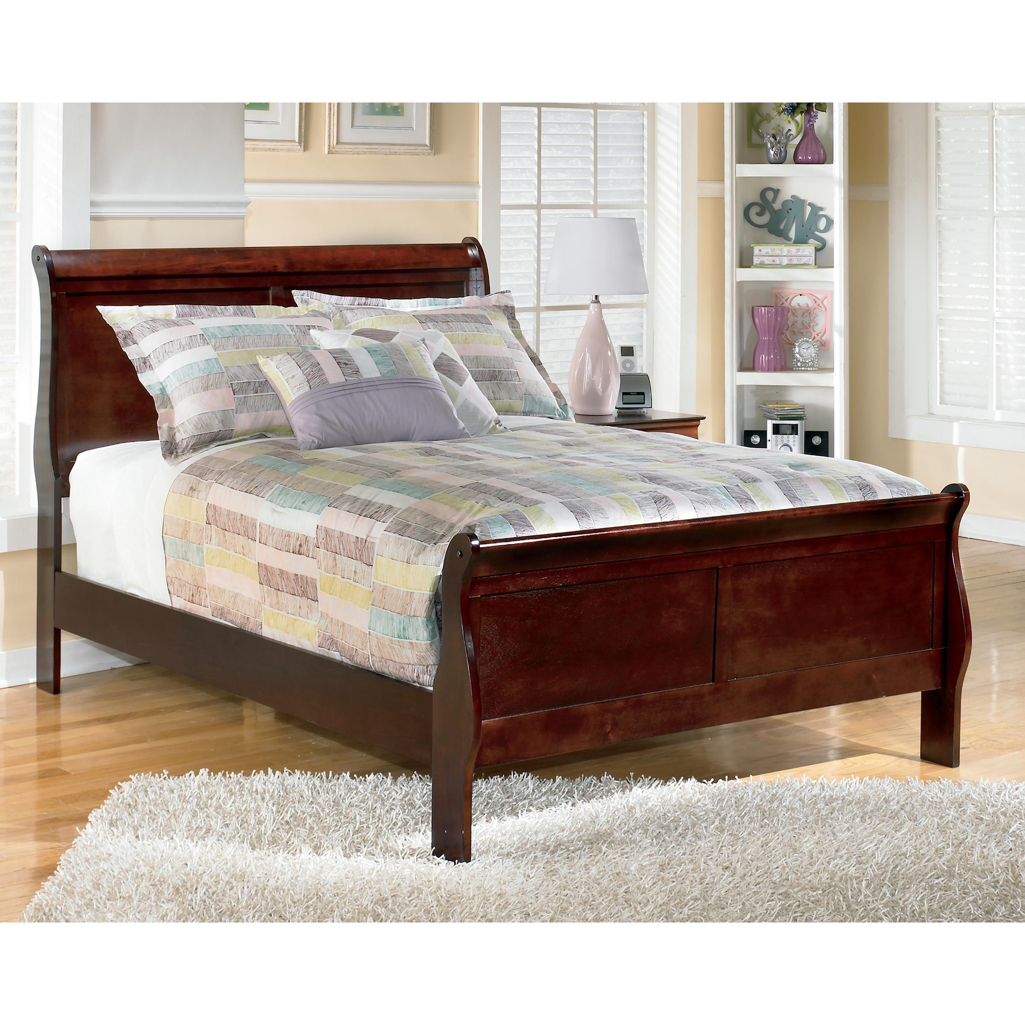 Acme Furniture Louis Philippe III 19508F Full Transitional Sleigh Bed, Del  Sol Furniture