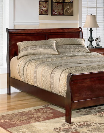 Queen Sleigh Bed