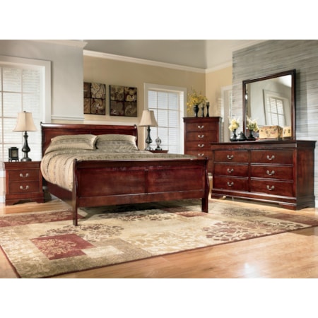 Queen Sleigh Bed