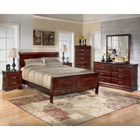 Queen Sleigh Bed